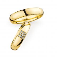 Christian Bauer Oro amarillo - Los anillos de boda